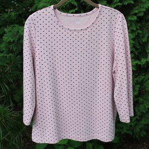 Appleseed's Soft Pink Polka-Dot Tee